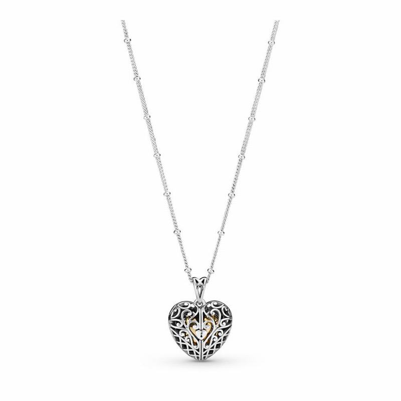 Pandora Australia Gate of Love Necklace - Sterling Silver | IEPZUA246